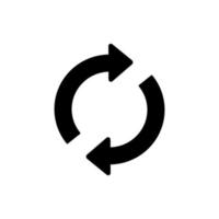 Rotation Arrow icon vector