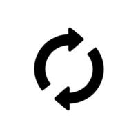 Rotation Arrow icon vector