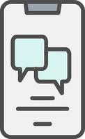 Messages Vector Icon