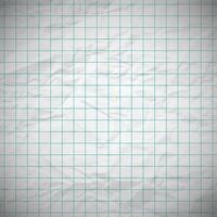 Old dented notebook paper with place for your text. Vector illustration