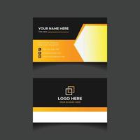 Modern Business Card Design Vector Template