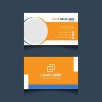 Modern Business Card Design Vector Template