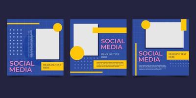 Minimal square banner social media post template. Perfect for social media posts and web ad promotion. vector