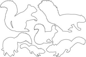 Rabbit line art vector for websites, graphics related artwork