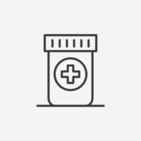 Test, analysis, medical plastic container,  medical sample in a glass tube, laboratory container icon vector symbol sign