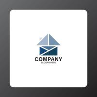 idea de diseño minimalista de logotipo de empresa vector