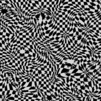 abstracto en blanco y negro, geométrico, cuadrado, fondo. muestra. mosaico a cuadros. vector