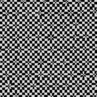 Checkered mosaic. Sample. Black and white abstract, geometric, square, background. vector