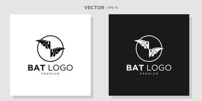 bat love vector icon logo template illustration