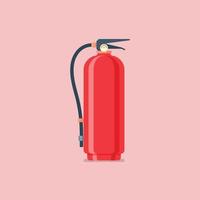 Fire extinguisher in flat style vector