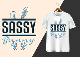 Happy Easter day Typography T-shirt design vector