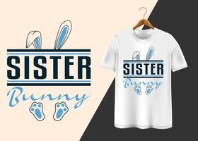 Happy Easter day Typography T-shirt design vector