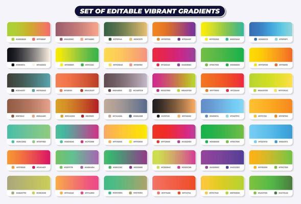 Set of colorful modern gradient backgrounds for graphic design, covers, calendar, web design, wallpaper