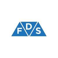 diseño de logotipo de contabilidad de reparación de crédito dfs sobre fondo blanco. dfs creative iniciales gráfico de crecimiento letra logo concepto. diseño del logotipo de finanzas empresariales dfs. vector