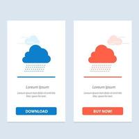 Sky Rain Cloud Nature Spring  Blue and Red Download and Buy Now web Widget Card Template vector