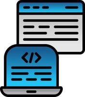 Backend Development Vector Icon Design