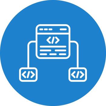 diseño de icono de vector de marco de código
