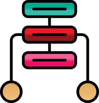 diseño de icono de vector de algoritmo