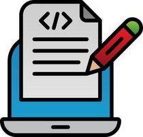 Programming Notes Vector Icon Design