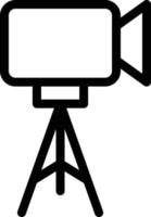 camera tripod vector illustration on a background.Premium quality symbols.vector icons for concept and graphic design.