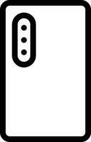 ilustración de vector de cámara móvil en un fondo. símbolos de calidad premium. iconos vectoriales para concepto y diseño gráfico.