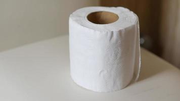 Roll of toilet paper video