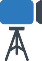 camera tripod vector illustration on a background.Premium quality symbols.vector icons for concept and graphic design.