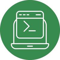 Command Line Vector Icon Design