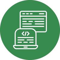 Backend Development Vector Icon Design