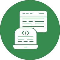Backend Development Vector Icon Design