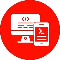 Code Terminal Vector Icon Design