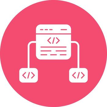 diseño de icono de vector de marco de código