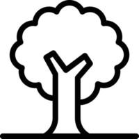 Ilustración de vector de árbol en un fondo. Símbolos de calidad premium. Iconos vectoriales para concepto y diseño gráfico.