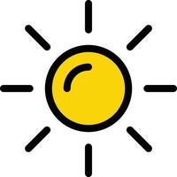 Sun vector illustration on a background.Premium quality symbols.vector icons for concept and graphic design.