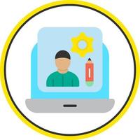 Graphic Designer Vector Icon Design