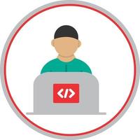 Senior Developer Vector Icon Design