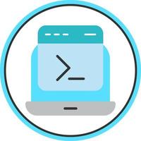 Command Line Vector Icon Design