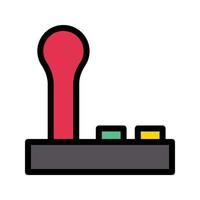 Ilustración de vector de joystick en un fondo. Símbolos de calidad premium. Iconos vectoriales para concepto y diseño gráfico.