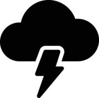 ilustración de vector de tormenta de nubes en un fondo. símbolos de calidad premium. iconos vectoriales para concepto y diseño gráfico.