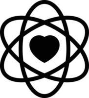 ilustración vectorial de la ciencia del amor en un fondo. símbolos de calidad premium. iconos vectoriales para el concepto y el diseño gráfico. vector