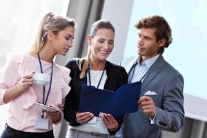 Business people having a conference photo