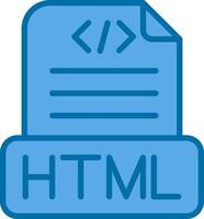 Html File Vector Icon Design