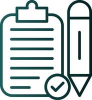Task Planning Vector Icon Design