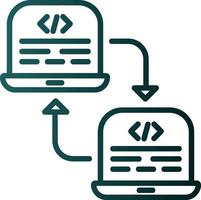 Code Refactoring Vector Icon Design