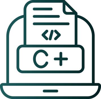 Coding Language Vector Icon Design
