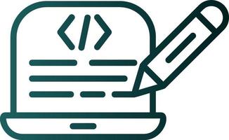Edit Code Vector Icon Design