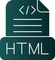 Html File Vector Icon Design