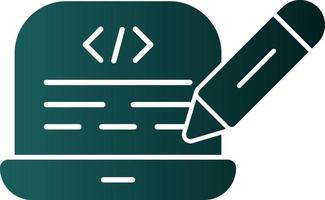 Edit Code Vector Icon Design