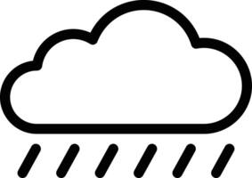 ilustración de vector de lluvia de nubes en un fondo. símbolos de calidad premium. iconos vectoriales para concepto y diseño gráfico.