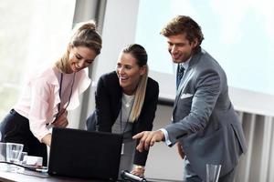 Business people having a conference photo